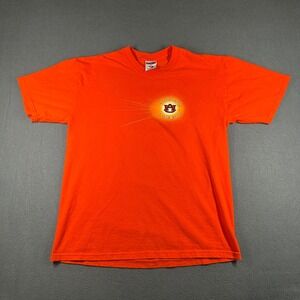 Auburn Tigers T-Shirt Womens Large Jerzees‎ NCAA Orange Football College Graphic